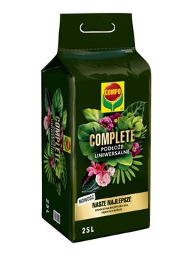 Complete ziemia uniwersalne do domowych ogrodowych doniczkowych Compo 25L