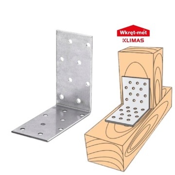 WKRĘT-MET KĄTOWNIK PŁYTOWY 80 x 80 x 40 1 szt.
