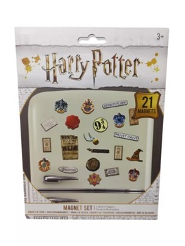 ZESTAW GUMOWYCH MAGNESÓW HARRY POTTER NA LODÓWKĘ