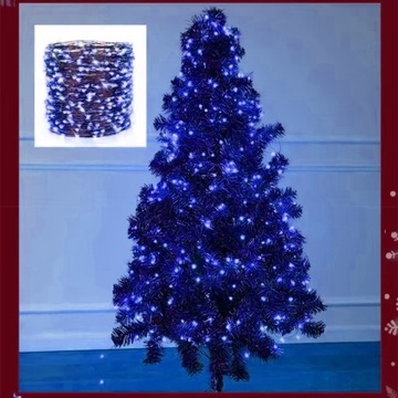 Lampki druciki 1000LED 100M SOLARNE BIAŁE ZIMNE ZEWNĘTRZNE GIRLANDA CHOINKA