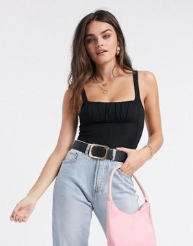 D30444 STRADIVARIUS Y06 CZARNE BODY BASIC__S
