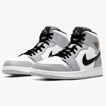 Nike Air Jordan buty sneakersy męskie wysokie szare 1 MID 554724-092