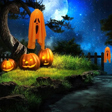 Dekoracje z lampką nocną LED Ghost