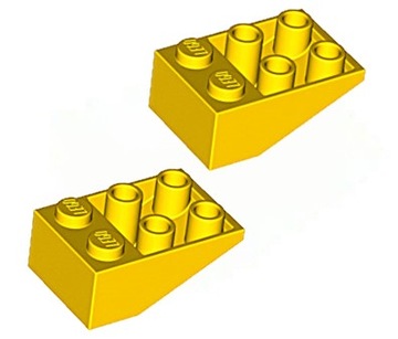 LEGO skos 2x3 374724 3747 żółty do WeDO 9580