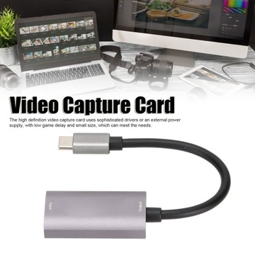 usb c to hd multimedia interface portable video capture card 4k input full