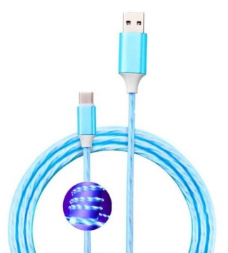 МАГНИТНЫЙ КАБЕЛЬ 2M MICRO TYPE-C IPHONE LUMINOUS