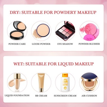 Набор спонжей для макияжа — идеально подходит для нанесения косметики.