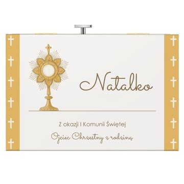 Шкатулка Музыкальная Шкатулка Сувенир ко Святому Причастию Подарок на первое причастие девочки