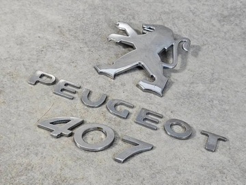 ZNAK ZNAKY NA KRYT KPL PEUGEOT 407 04-08