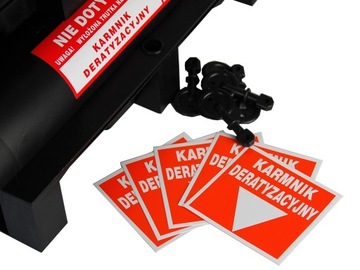 5 ТУННЕЛЬНЫХ ПИТАТЕЛЕЙ ДЛЯ ДЕРАТИЗАЦИИ + 5 НАКЛЕЙКИ HACCP