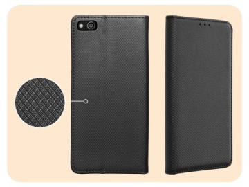 ФЛИП-КЕЙС ДЛЯ HUAWEI P10 LITE ЧЕРНЫЙ ЧЕХОЛ-КОБУРА С МАГНИТНОЙ ЗАСТЕЖКОЙ