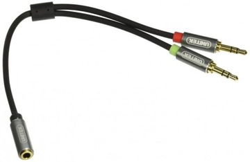 адаптер-разветвитель для наушников с мини-разъемом для микрофона