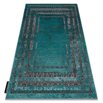 DYWAN GLAMOUR 200x290 RAMKA zielony/szary #GR4630