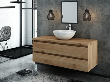 ЛИТИ ДУБ подвесной шкаф для ванной комнаты, масло ПРОИЗВОДИТЕЛЬ