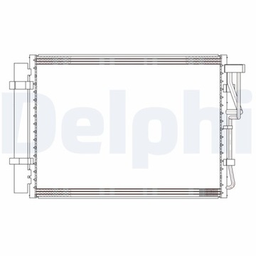 CHLADIČ KLIMATIZACE HYUNDAI IX20 KIA VENGA 1.4D/1.6D 02.10-