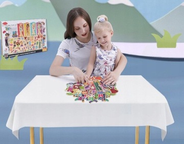 МАГНИТНАЯ игра МОДА ОДЕЖДА ПАЗЛ Монтессори