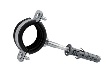 Uchwyt stalowy z gumą 1 cal obejma 32-36mm