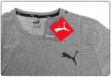 PUMA KOSZULKA MĘSKA T-SHIRT ESS SMALL LOGO TEE SZARA r.L