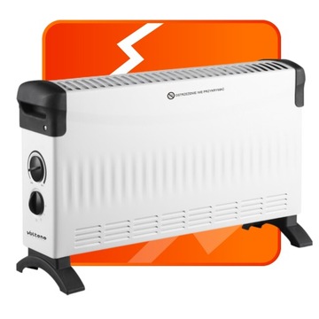 GRZEJNIK ELETKRYCZNY KONWEKTOROWY ENERGOOSZCZĘDNY TERMOSTAT MOCNY 2000W