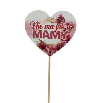 Topper na Dzień Matki napis na piku prezent 29 cm