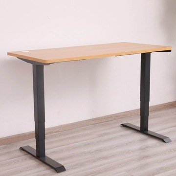 STELAŻ BIURKA elektryczny z regulacją wysokości 60-125cm Spacetronik czarny
