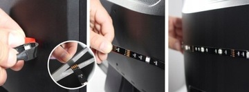 RGB ИГРОВАЯ ПОДСВЕТКА СВЕТОДИОДНАЯ ПОДСВЕТКА НА МОНИТОРЕ