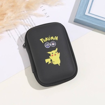 Etui Na 60 Kart Pikachu Figurki Pokemon Pudełko Zapinane Karty Suwak Box