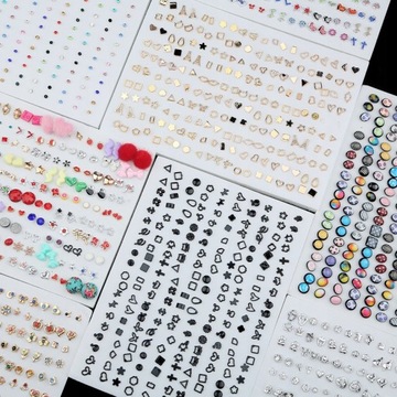 100/36/18 шт. смешанные цветы из сплава со стразами M