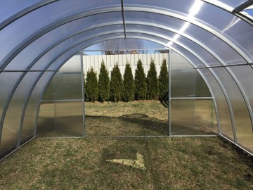 Теплица Туннель 4х6 м, профили поликарбонат 20х40 6мм