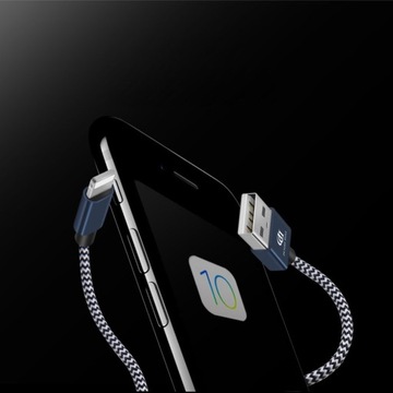 2 кабеля Dux Ducis в нейлоновой оплетке для iPhone