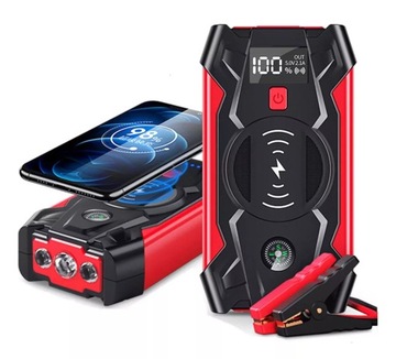 POWER BANK JUMP STARTER START BOOSTER TORCH 20000mAh + ЗАЖИМЫ