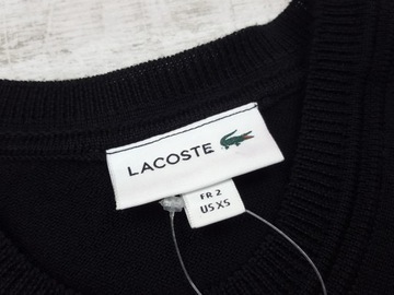 LACOSTE PÁNSKY SVETER ČIERNA VLNA ORIGINÁL NOVÝ S