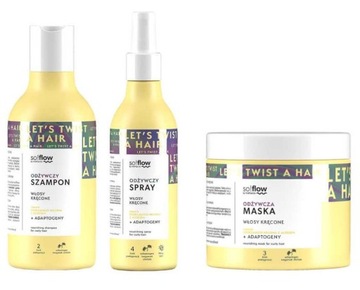 SO!FLOW ZESTAW WŁOSY KRĘCONE SZAMPON + SPRAY + MASKA