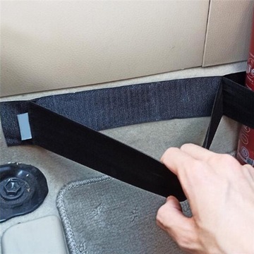 2x Organizer pas do bagażnika samochodu auta elastyczny na rzep 40cm