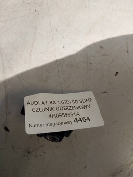 A6 C7 4G SENZOR NÁRAZY KONEKTOR 4H0959651A A7 S7
