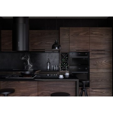 Капюшон Boho Isla Black Island черного цвета VDB