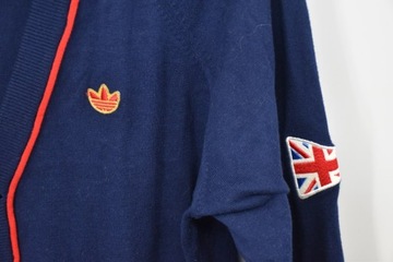 Adidas GB Great Britain sweter męski M kardigan
