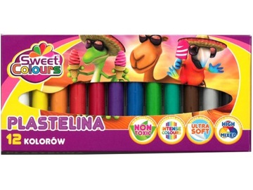 PLASTELINA 12 KOLORÓW