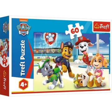 PSI PATROL W ŚWIECIE PIESKÓW TREFL PUZZLE 60 elementów 17392 4+