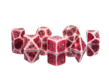 KREW I POT ZESTAW 7 KOŚCI KOSTEK RPG