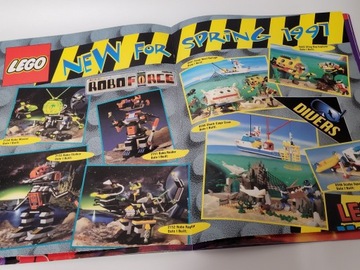 Журнал Lego Mania 1997 / Плакат Western Town Castle Fright Knights