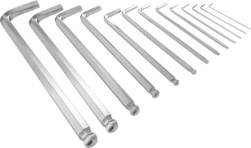 НАБОР ШЕСТИГРАННЫХ КЛЮЧЕЙ БОЛЬШИХ ШЕСТИГРАННЫХ КЛЮЧЕЙ С ШАРИКОМ 2–19 мм