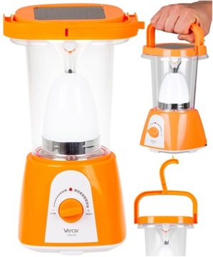 LATARKA AKUMULATOROWA LAMPA SOLARNA KEMPINGOWA NA WYJAZD USB 710lm VAYOX