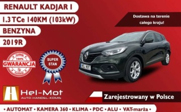 Renault Kadjar Crossover Facelifting 1.3 TCe 140 FAP 140KM 2019 Renault Kadjar 1.3 TCe FAP Intens EDC 140 KM Automat Kamera 360 LED 2019, zdjęcie 2