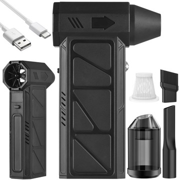 МОЩНЫЙ ТУРБОВЕНТИЛЯТОР 130000 ОБ/МИН USB-C, 4 СКОРОСТИ