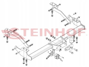 FIAT TALENTO OD2016 NOVÝ ZAŘÍZENÍ(HÁK) TÁŽNÝ STEINHOF