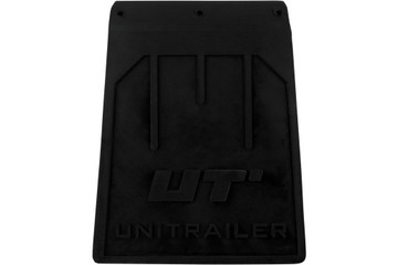 Комплект брызговиков гнутых резиновых крыльев 18х23см для тракторного прицепа.