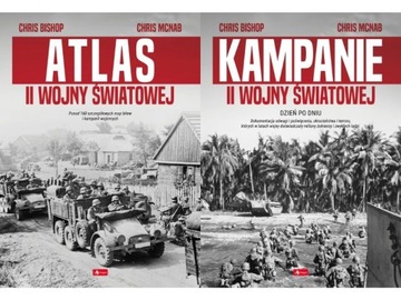 ZESTAW dla Sympatyków II WOJNY ŚWIATOWEJ 2w1 ATLAS i KAMPANIE