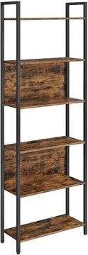 REGAŁ WIELOFUNKCYJNY PÓŁKA LOFT INDUSTRIAL 186 CM