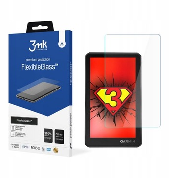FOLIA SZKŁO HYBRYDOWE SZYBKA NA EKRAN 3MK FLEXIBLEGLASS DO GARMIN ZUMO XT